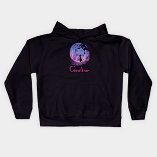 Coraline moon Kids Hoodie